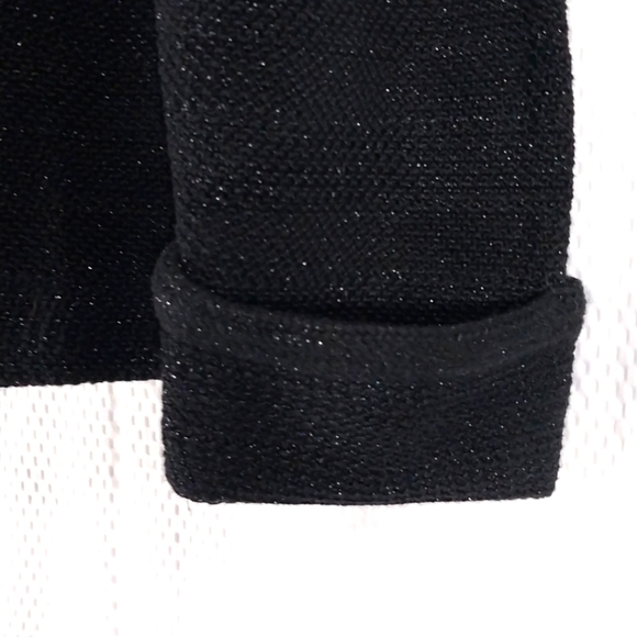 🔵BOGO FREE🔵 Chico's Blazer Coat Jacket Sparkly Textured  Sz 3 (XL) - Picture 4 of 7